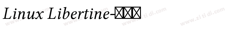 Linux Libertine字体转换 Linux Libertine字体转换